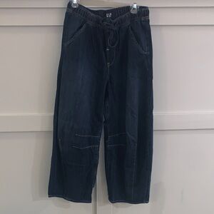 GAP Mid Rise Easy Horseshoe Jeans in Dark Indigo